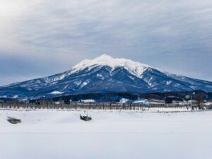 青山 岩木山